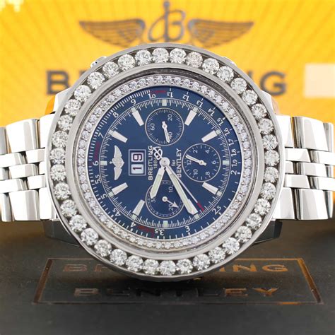 breitling bentley 6.75 diamond bezel|breitling bentley 6.75 chronograph.